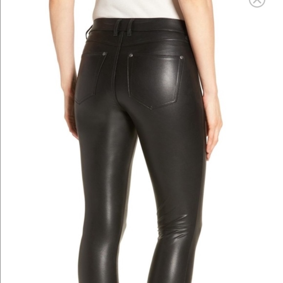 Jumpsuits | Hue Faux Leather Pants 